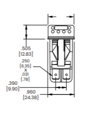 Brytere CARLING Modulbryter Vanntett 12V On Off undefined