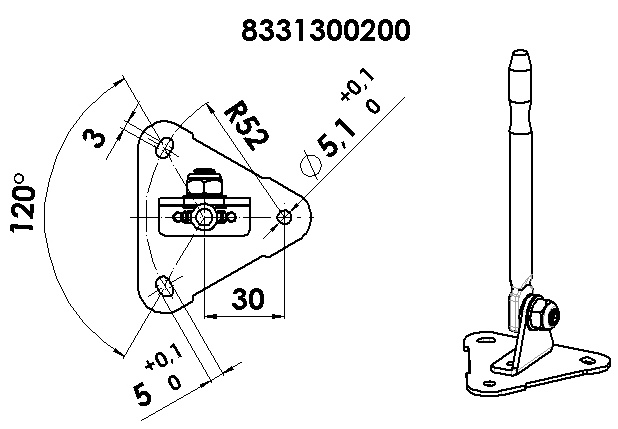 Lyskaster Manuell AQUA SIGNAL Søkelys LED Bremen 12V24V sort vanntett IP68 A3310001