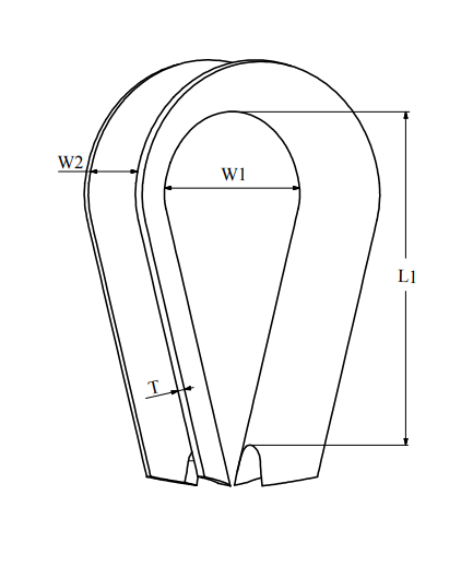 Kauser Kause Syrefast stål 8mm tau S0414A000861