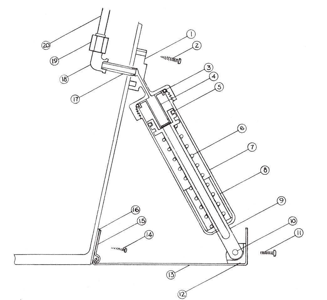 Reservedeler BENNETT Sylinder standard 35cm invkobl Reserve A1101A innvtilkobl L35cm 017991015