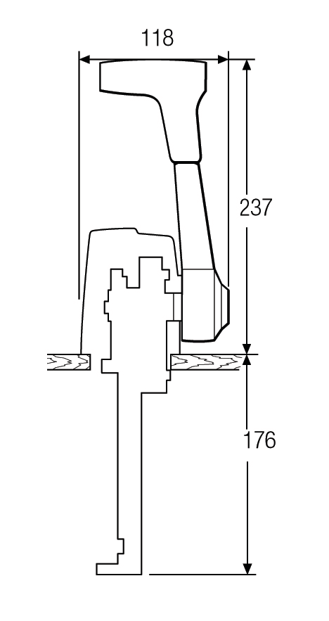 Kontrollboks TELEFLEX Topp 700 Std 015251067
