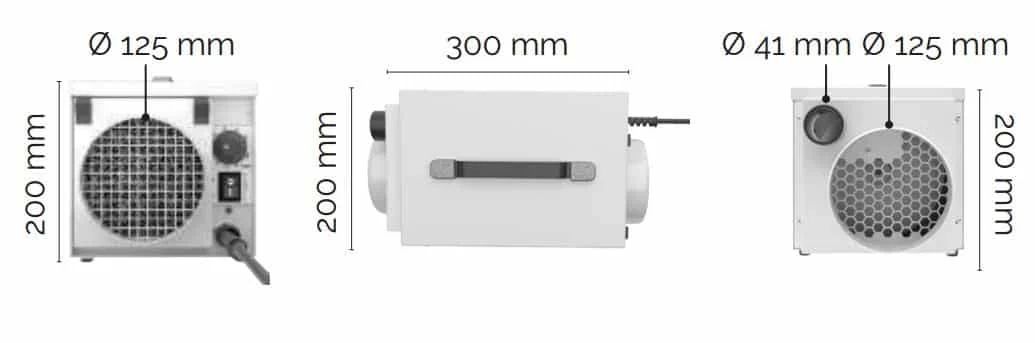 Luftavfukter FRESH D1200 Avfukter ca 12 literdøgn 720018