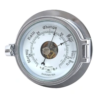 Barometer krom liten Ø120 mm - glass 98 mm