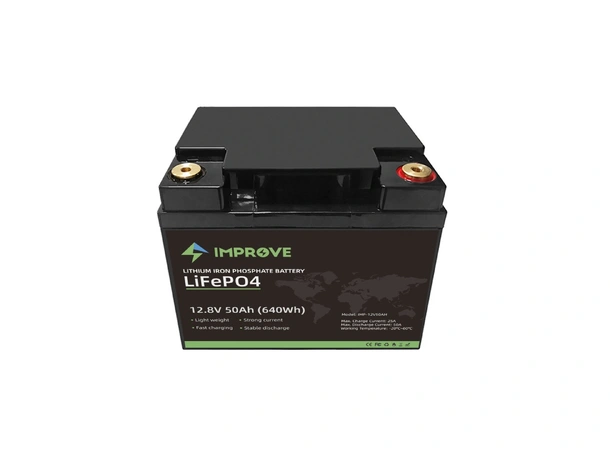 IMPROVE  Lithium Batteri 12V 50Ah Lifepo4 - BMS 50A
